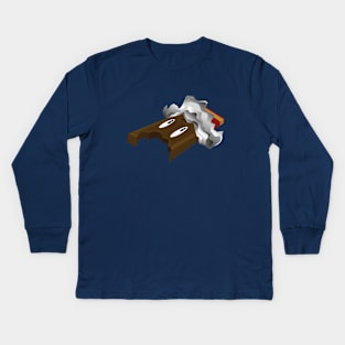 Chocolate Bar - Bite Kids Long Sleeve T-Shirt